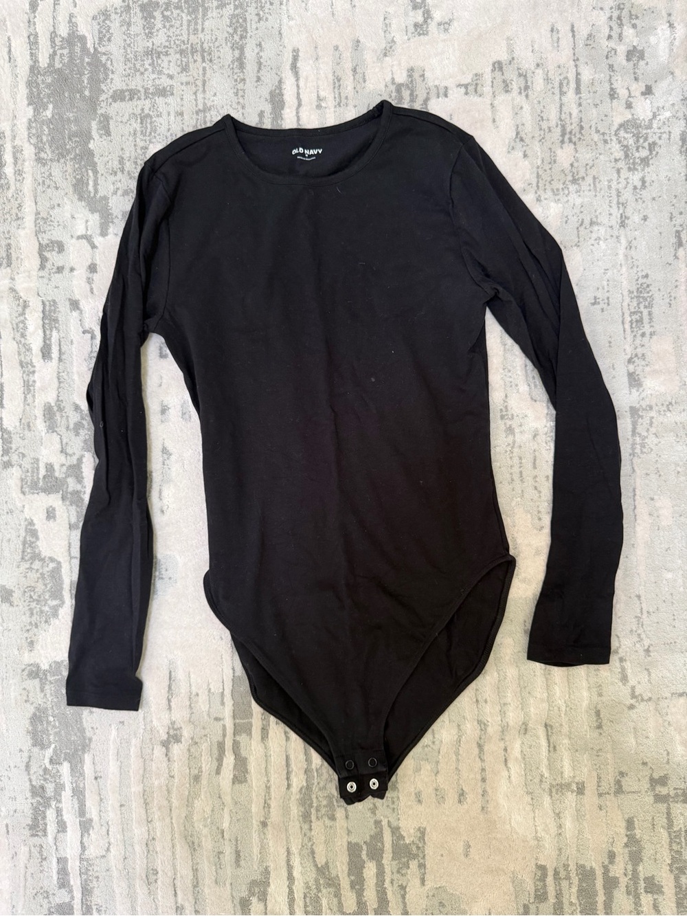 Old Navy Black Long Sleeve Bodysuit